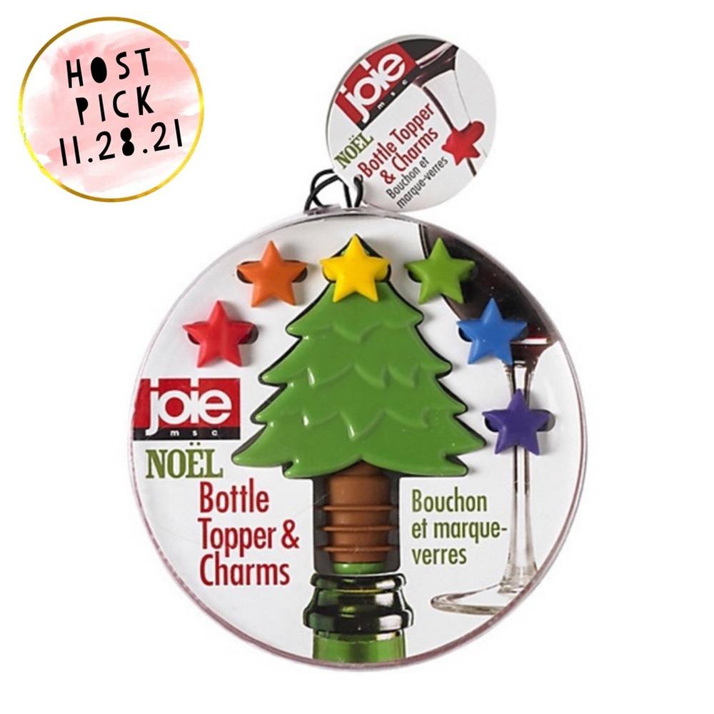 Christmas TreeπWine π· Bottle Topper & Charms Stocking Stuffer or Holiday Party - Picture 1 of 4